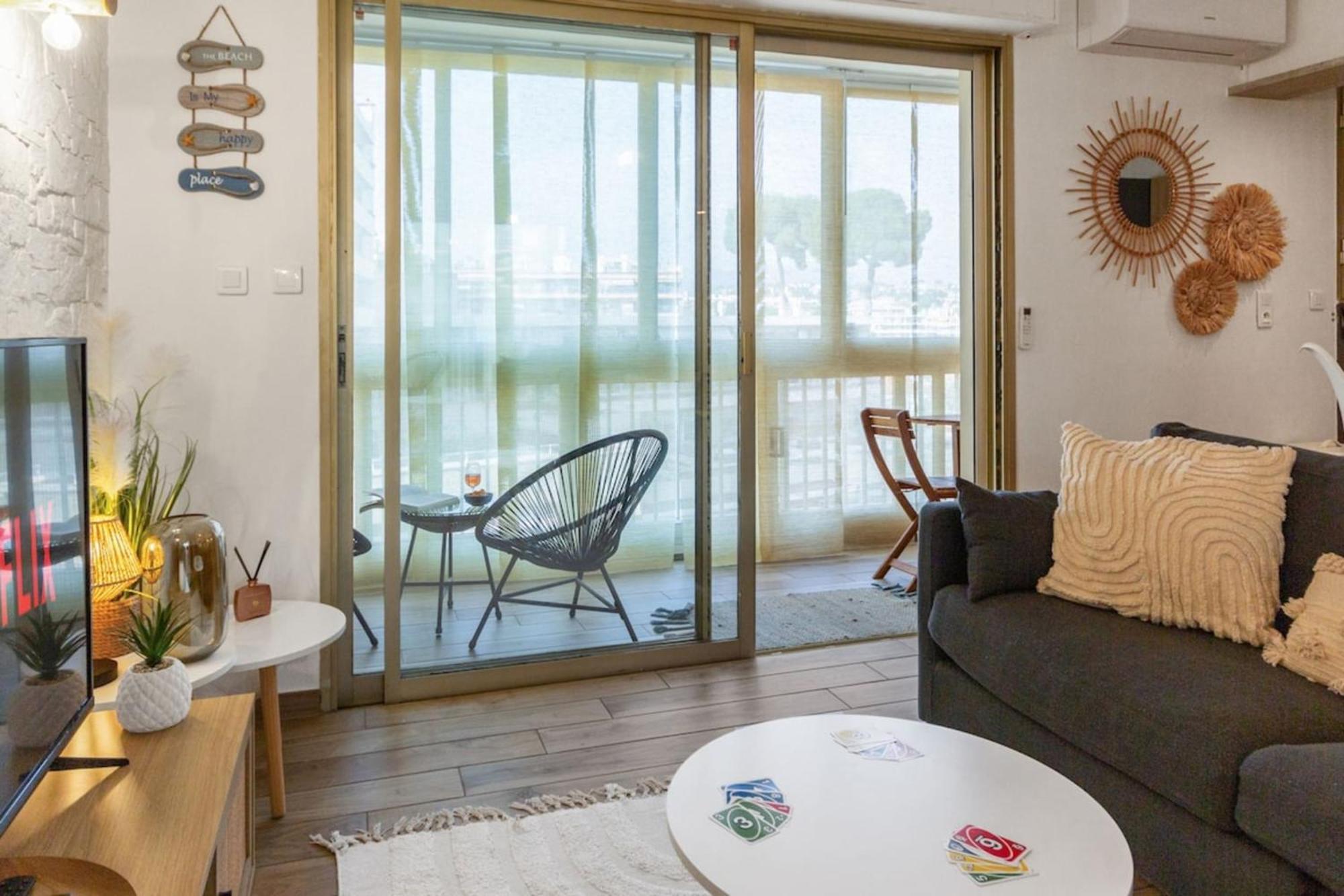 Appartement bord de mer Cagnes-sur-Mer Eksteriør bilde